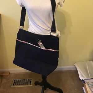 Fashion work bag with matching key FOB
